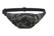 Pacote de cintura DAITET, cinto ajustável de grande capacidade, camuflagem preta