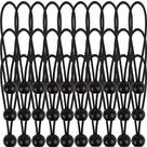 Pacote de cordas elásticas AOPRIE 30, 22,9 cm, pretas resistentes