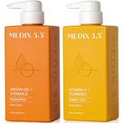 Pacote de cuidados com a pele Medix Creme de Vitamina C e Creme de Óleo de Argan