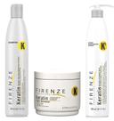 Pacote de cuidados com o cabelo Firenze Professional Keratin Care
