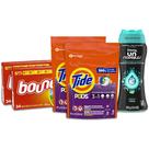 Pacote de detergente para roupa Tide Pods Downy Unstopable Bounce