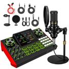 Pacote de equipamento de podcast: interface de áudio neculogy G9 com microfone BM800