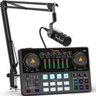 Pacote de equipamento de podcast MAONO AME2C Pro Audio Interface
