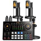 Pacote de equipamento de podcast MAONO E2 Gen2B com interface de áudio