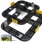 Pacote de expansão Magnetic Tiles Road Aukit para crianças de 3 anos ou mais