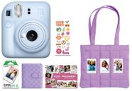 Pacote de férias da câmera Fujifilm Instax Mini 12 2025 - azul