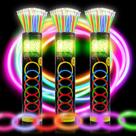 Pacote de festa a granel Glow Sticks JSronMS 300 Ultra Glow com acessórios