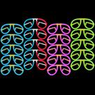 Pacote de festa de 20 quilates Glow Glasses Glow Fever Glow In The Dark
