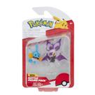 Pacote de Figuras de Batalha Pokémon Tatsugiri Forma Cacheada & Rowlet