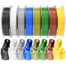 Pacote de filamento de impressora 3D RAMBERY Silk PLA 1,75 mm 250 g x 8