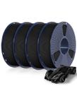 Pacote de filamento de impressora 3D SUNLU de alta velocidade PETG 1,75 mm e 4 kg Pacote de filamento de impressora 3D SUNLU de alta velocidade PETG 1,75 mm e 4 kg