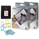 Pacote de filmes instantâneos Fujifilm INSTAX Wide Brushed Metallics