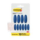 Pacote de ganchos Command Mixed Designer Arctic Freeze 10 Hooks