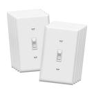Pacote de interruptores ENERLITES 88115-WWP 15A 120-277V, pacote com 10 Pacote de interruptores ENERLITES 88115-WWP 15A 120-277V, pacote com 10