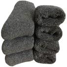 Pacote de inverno Socks Yoicy Masculino Heavy Thick Wool 3/5 cinza escuro