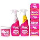Pacote de limpeza Stardrops The Pink Stuff com pasta de limpeza