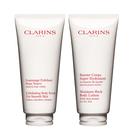 Pacote de loção corporal e esfoliante Clarins Moisturizing