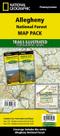 Pacote de Mapas National Geographic Floresta Nacional Allegheny Pacote de Mapas National Geographic Floresta Nacional Allegheny