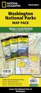 Pacote de Mapas National Geographic Parques Nacionais de Washington