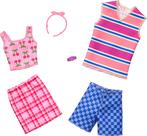Pacote de moda e acessórios Barbie & Ken com 2 looks