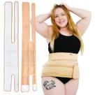 Pacote de óleo de rícino Wrap Sentre Plus Size, cáqui ajustável Pacote de óleo de rícino Wrap Sentre Plus Size, cáqui ajustável