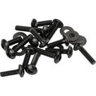 Pacote de Parafusos Fortrek para Cadeira Ergo One Original em Metal para Reposição Pacote de Parafusos Fortrek para Cadeira Ergo One Original em Metal para Reposição