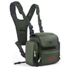 Pacote de peito com arnês binocular SEAKRU com bolsa rangefinder