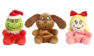 Pacote de pelúcia Aurora Palm Pals Dr. Suess Christmas 3 unidades