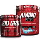 Pacote de pó Isatori Bio-gro Protein + Amino-GRO BCAA em pó Pacote de pó Isatori Bio-gro Protein + Amino-GRO BCAA em pó
