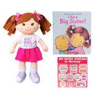 Pacote de presente MartLoop Best Big Sister Doll com livro e adesivos