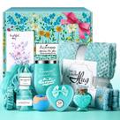 Pacote de presentes Aofmee Blissful Ocean SPA com cobertor para mulheres Pacote de presentes Aofmee Blissful Ocean SPA com cobertor para mulheres
