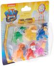 Pacote de presentes de bonecos Paw Patrol The Movie Chase Marshall Rubble Zuma Rocky Skye