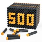 Pacote de recarga de balas de espuma, 500 unidades de waffles EKIND para NERF Blaster