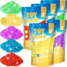 Pacote de recarga NiToy Sand 5 cores, 5 kg, moldável, nunca seca
