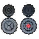 Pacote de rodas de reposição Peg Perego Ground Force/Loader Black