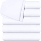 Pacote de roupa de cama Flat Sheets Utopia com 6 microfibras macias escovadas Pacote de roupa de cama Flat Sheets Utopia com 6 microfibras macias escovadas