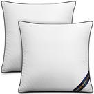 Pacote de roupa de cama Throw Pillow Inserts Utopia com 2 peças brancas de 35 x 35 cm