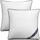 Pacote de roupa de cama Throw Pillow Inserts Utopia com 2 peças brancas de 60 x 60 cm Pacote de roupa de cama Throw Pillow Inserts Utopia com 2 peças brancas de 60 x 60 cm