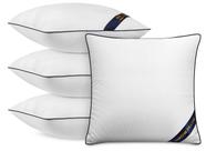 Pacote de roupa de cama Throw Pillow Inserts Utopia de 4, 50 x 50 cm, branca