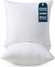 Pacote de roupa de cama Throw Pillows Insert Utopia com 2 peças brancas de 30 x 30 cm Pacote de roupa de cama Throw Pillows Insert Utopia com 2 peças brancas de 30 x 30 cm