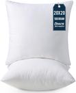 Pacote de roupa de cama Throw Pillows Insert Utopia de 2, 50 x 50 cm, brancas
