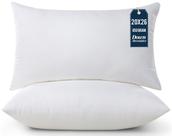 Pacote de roupa de cama Throw Pillows Insert Utopia de 2, 50x66cm, brancas
