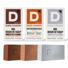 Pacote de sabonete Duke Cannon Supply Co. Barra grande, 300 ml, pacote com 3