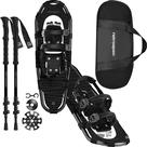 Pacote de sapatos de neve e bastões de trekking Retrospec Drifter 25/30 Pacote de sapatos de neve e bastões de trekking Retrospec Drifter 25/30