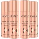 Pacote de spray para cabelo e mousse Hair Care Nexxus Travel, pacote com 4