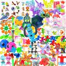 Pacote de variedades Party Favor DZLHQON, pacote com 1000 unidades de luxo variadas Pacote de variedades Party Favor DZLHQON, pacote com 1000 unidades de luxo variadas