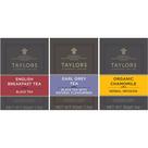 Pacote de variedades Tea Taylors of Harrogate Black Herbal, 60 sacos