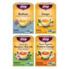 Pacote de variedades Tea Yogi orgânico, 64 sacos de ervas verdes pretas