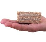Pacote decorativo Mini Hay Bales Meyer Imports de 12 - 6,35 x 2,54 cm