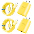 Pacote duplo de carregador rápido USB-C Vilive de 30 W com cabo de 3 m